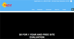 Desktop Screenshot of kapitalelectric.com